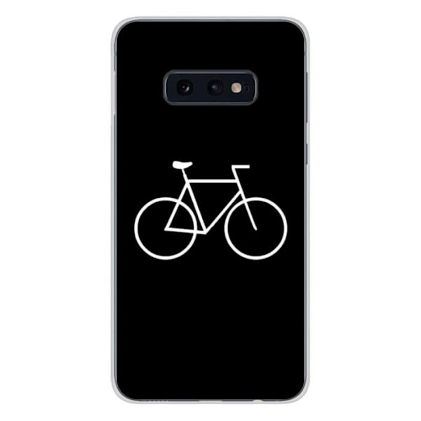 Tryckt silikonfodral som är kompatibelt med Samsung Galaxy S10e Bike Hipster