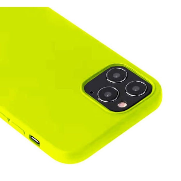 Gul fluorescerande silikonfodral - Kompatibel med Xiaomi Redmi Note 8 Pro fluorescerande gul