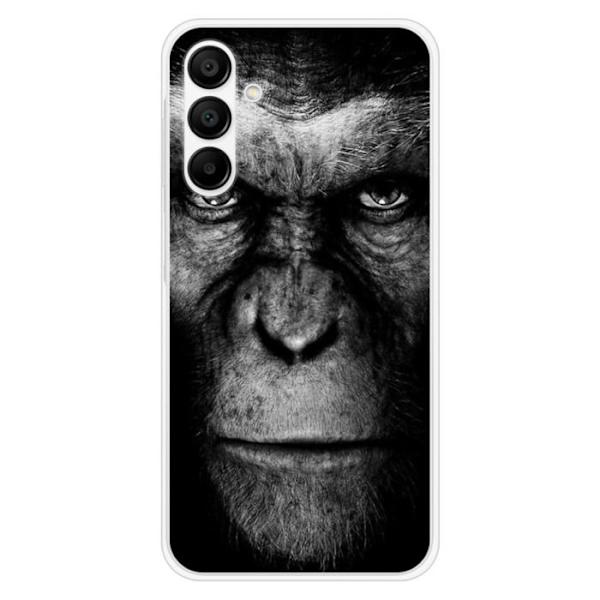 Silikonskal - Kompatibel med Samsung Galaxy A15 - design schimpans Transparent