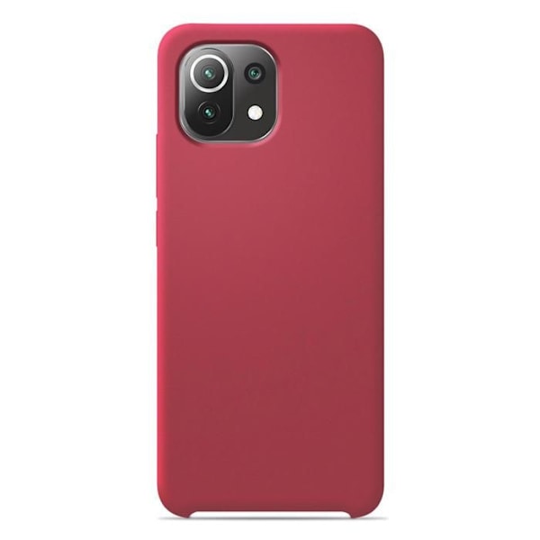 Coque silicone Soft Touch - Xiaomi - Mi 11 Lite - Röd - Antichock - Trådlös laddning Röd