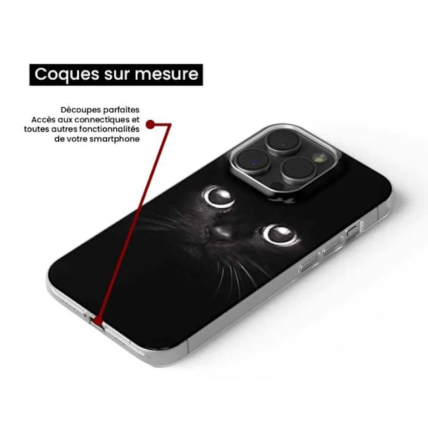 Silikonskal - Kompatibel med Samsung Galaxy A24 4G - design med kattögon Transparent
