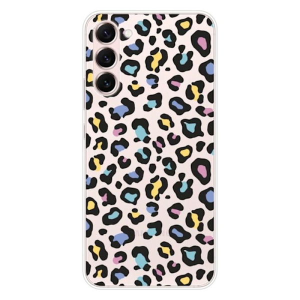 Siliconfodral - Kompatibel med Samsung Galaxy S23 Plus - leopardfärgad design Transparent