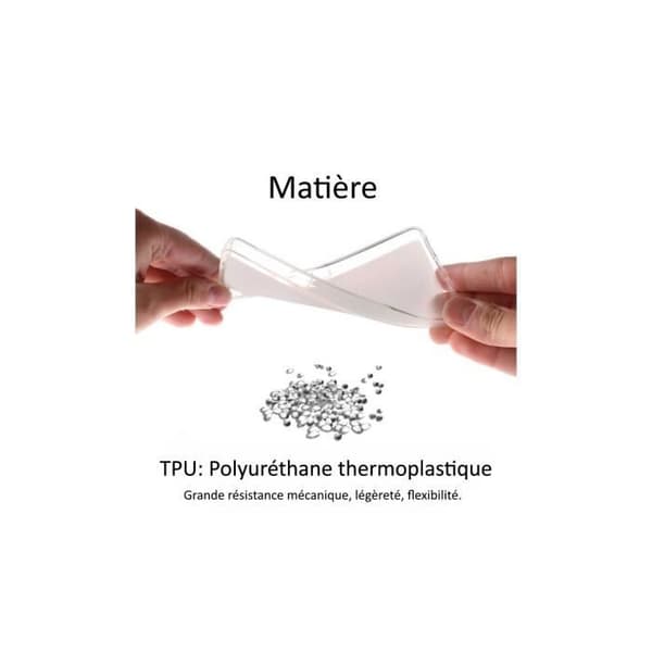 1001Coques - Transparent silikonfodral kompatibelt med Apple iPhone 7 Plus iPhone 8 Plus - Stötsäker - Mot gulning Transparent