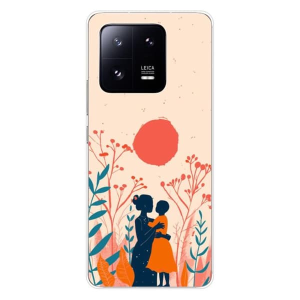 Siliconfodral - Kompatibel med Xiaomi 13 Pro - design av ömhet Transparent