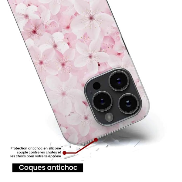 Siliconefodral - Kompatibel med Xiaomi 14T Pro - design sakura Transparent