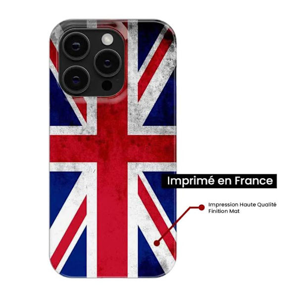 Silicone-fodral - Kompatibel med Apple iPhone 15 Plus - design med Englands flagga Transparent