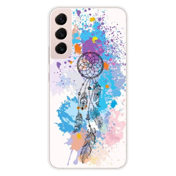 Silikonetui - Kompatibel med Samsung Galaxy S22 Plus - drömfångare färgdesign Transparent