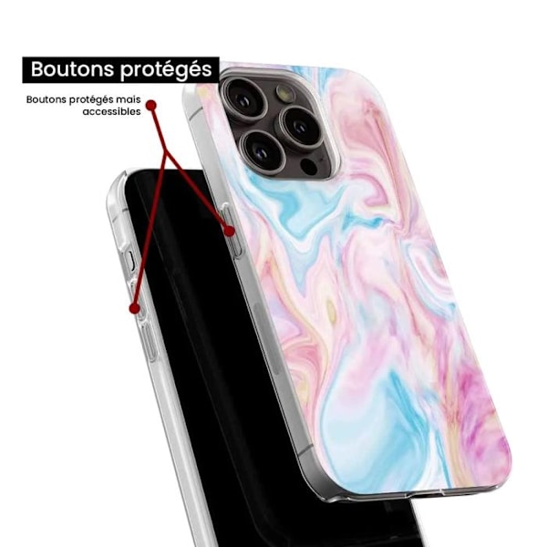 Silicone-tryckskal - 1001 skal - Samsung Galaxy A20e - Flerfärgad - Motiv tvål - Halvstyv Transparent