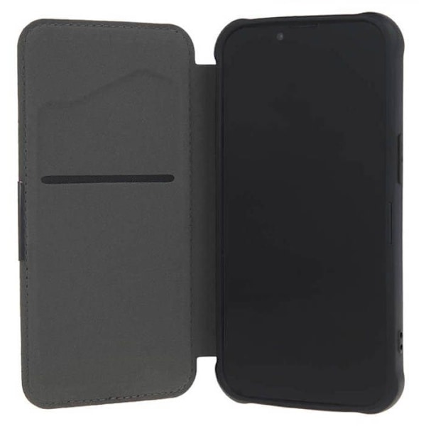 Étui Folio Smart Carbon - Samsung - Galaxy A15 - TPU - Magnetisk stängning - Videostativ svart