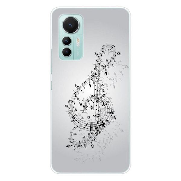 Siliconfodral - Kompatibel med Xiaomi Mi 12 Lite - design vals av noter Transparent