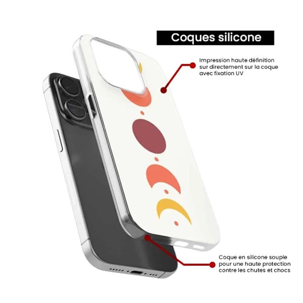 Silicornskydd - 1001 Skal - Galaxy A36 5G - Eclipse Mönster - Optimal Skydd - Mjuk Transparent