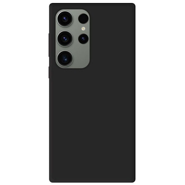 Svart silikonfodral - Kompatibel med Samsung Galaxy S23 Ultra svart