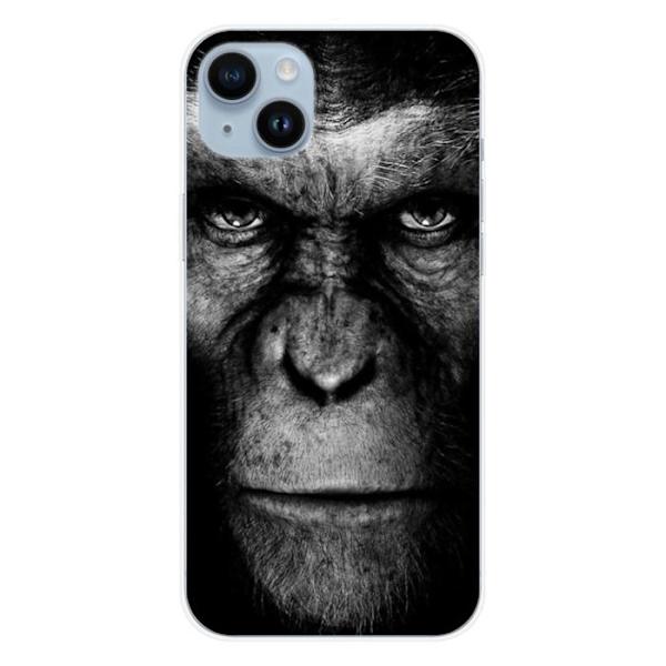 Silikonfodral - Kompatibel med Apple iPhone 15 Plus - apdesign Transparent