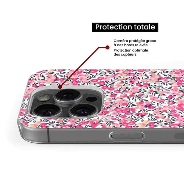 Siliconfodral kompatibelt med Samsung Galaxy A56 5G - Liberty Wiltshire Rose Transparent