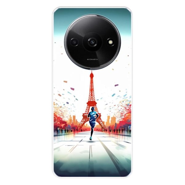 Siliconfodral - Kompatibel med Xiaomi Redmi A3 4G - design olympiska spelen Transparent