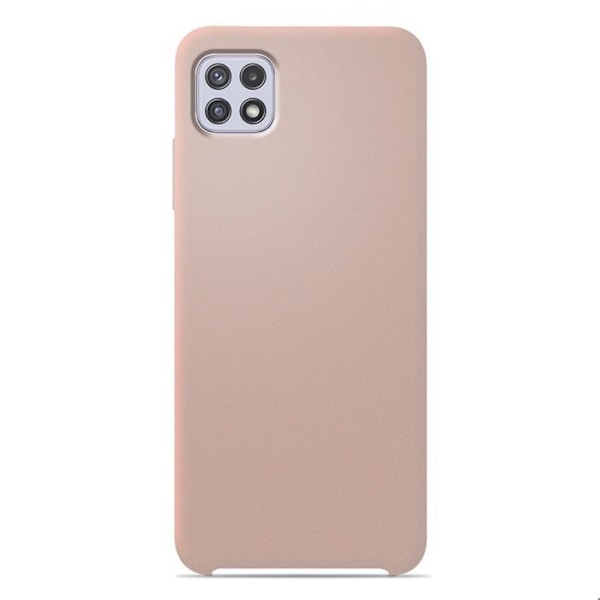 Siliconskal i mjuk beröring - Samsung - Galaxy A22 5G - Sandrosa - Stötabsorberande - Trådlös laddning sable-rosa