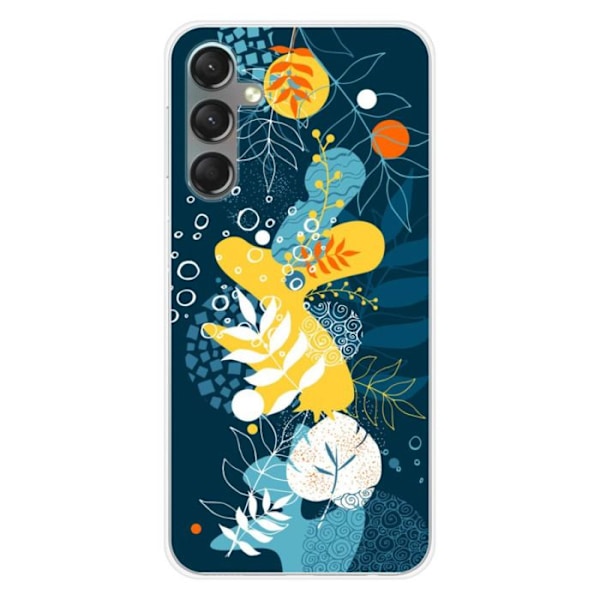 Siliconefodral - Kompatibel med Samsung Galaxy A24 4G - design havblommor Transparent