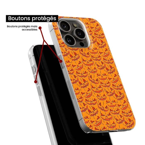 Siliconfodral med tryck - 1001 fodral - Mi 9 Lite - Flerfärgad - Mönster med pumpor - Optimal skydd Flerfärgad