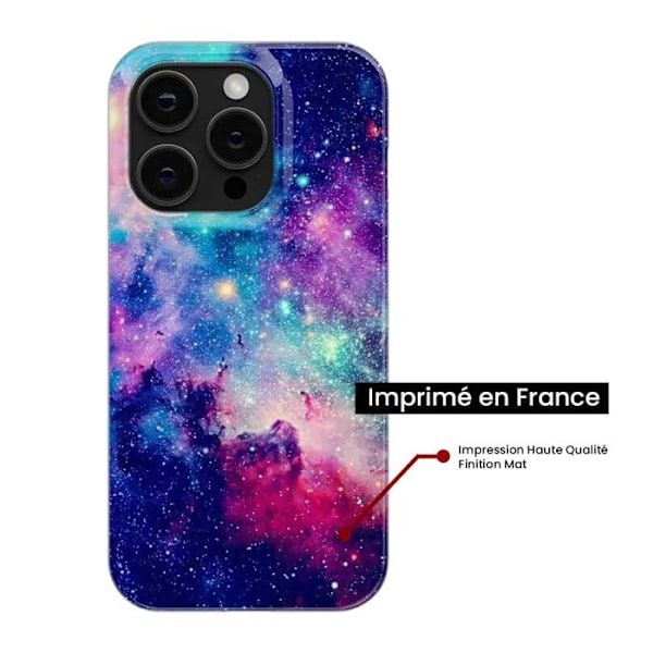 Siliconfodral Tryckt - 1001 Fodral - Galaxy A05 - Mjuk - Optimal Skydd - Blå Galax Transparent