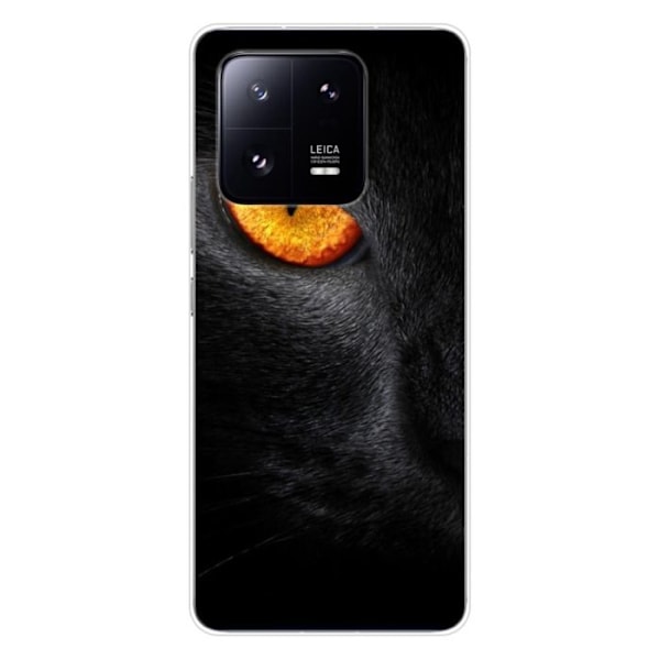 Siliconehölje - Kompatibel med Xiaomi 13 Pro - design med panteröga Transparent