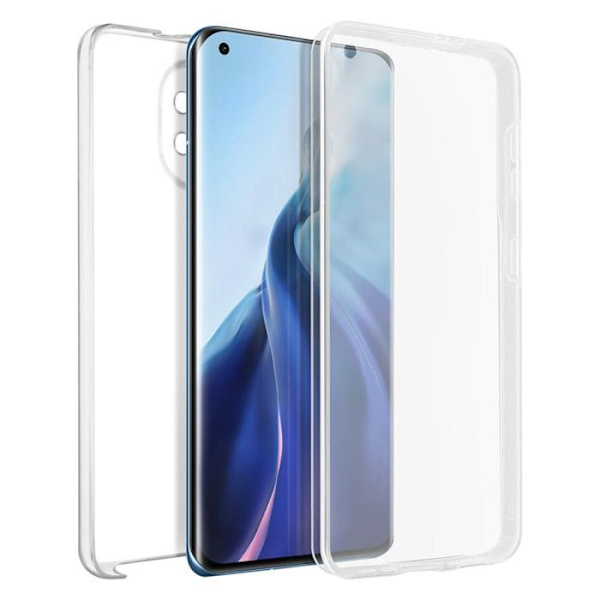Heltäckande 360°- Kompatibel med Xiaomi Mi 11 Lite – Dubbel transparent skydd Transparent