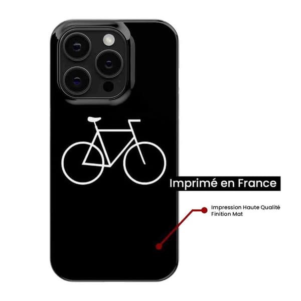 Siliconfodral - Kompatibel med Apple iPhone 14 Plus - design cykel hipster Transparent
