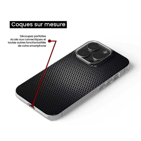 Silicone-väska med tryck kompatibel med Samsung Galaxy M15 5G Dark Metal Transparent