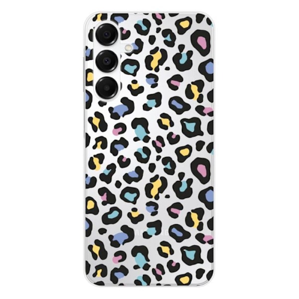 Siliconfodral med tryck - 1001 Fodral - Samsung Galaxy A16 - Färgglad Leopard - Mjuk - Optimal skydd Transparent