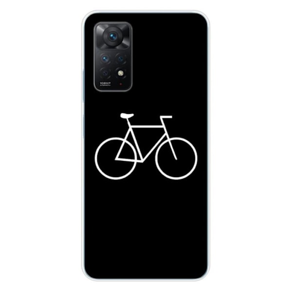 Tryckt silikonfodral kompatibelt Xiaomi Redmi Note 11 Pro Redmi Note 12 Pro 4G Bike Hipster Transparent