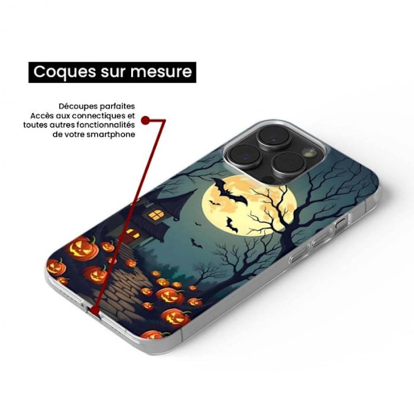 Silicone-skal tryckt - 1001 skal - Xiaomi Redmi 10 - Flerfärgad - Spöknatt - Optimalt skydd Flerfärgad
