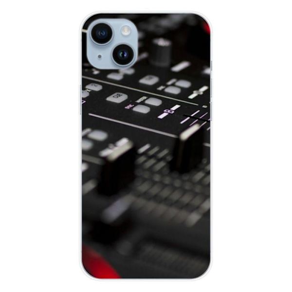 Siliconehölster - Kompatibel med Apple iPhone 14 Plus - design dj mixer Transparent