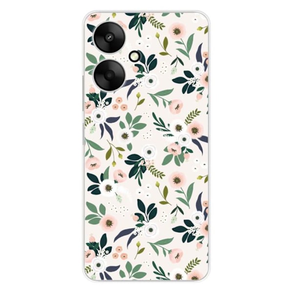 Coque i silikontryck - 1001 Coques - Xiaomi Redmi 13C 5G - Blommönster - Optimal skydd - Mjuk Transparent