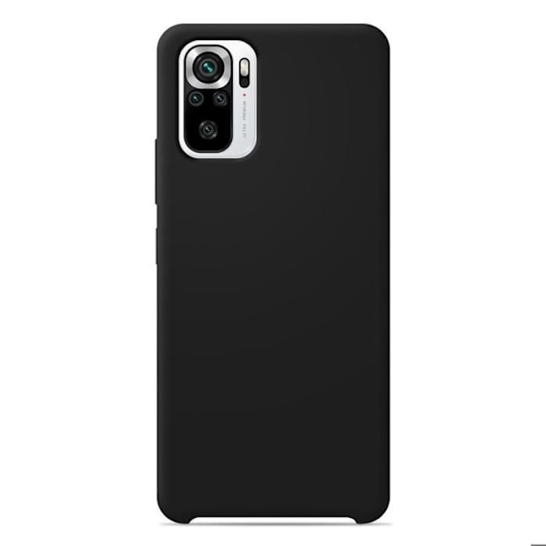 Siliconefodral Soft Touch - Xiaomi - Redmi Note 10/10S - Svart - Stötresistent - Trådlös laddning svart