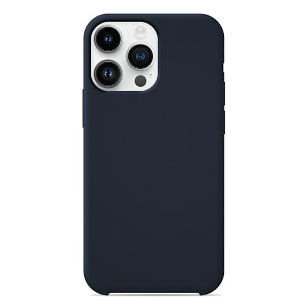 Silkonskal Soft Touch - Apple - iPhone 14 Pro - Blå - Stötresistent - Trådlös laddning blå