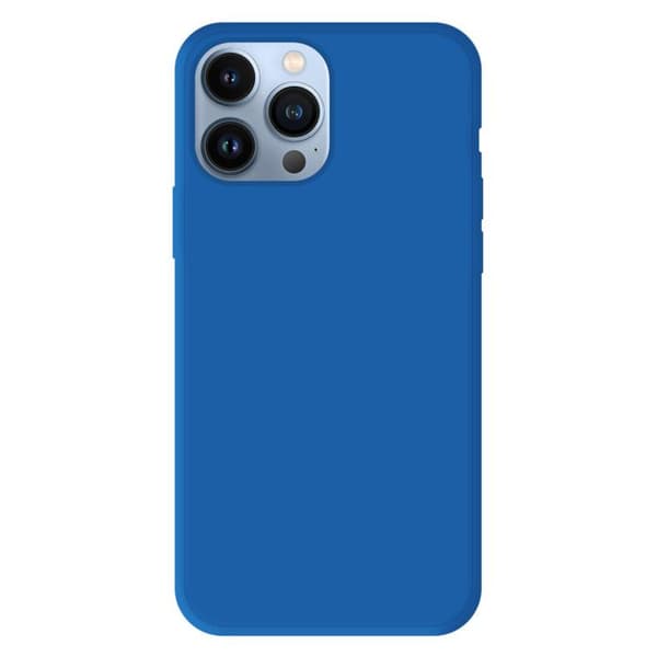 Blå silikonskal - Kompatibel med Apple iPhone 13 Pro Max blå