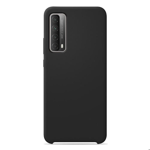 Siliconfodral Soft Touch - Huawei - P Smart 2021 - Svart - Stötsäkert - Trådlös laddning svart