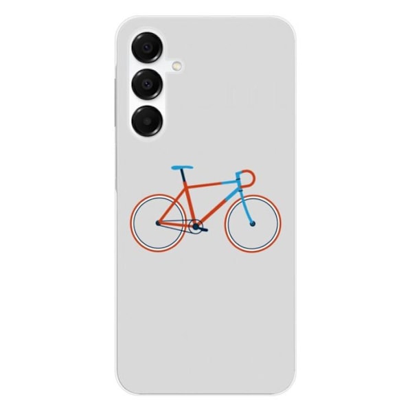 Coque i silikon med tryck kompatibel med Samsung Galaxy A16 Cykelfärg Hipster Transparent