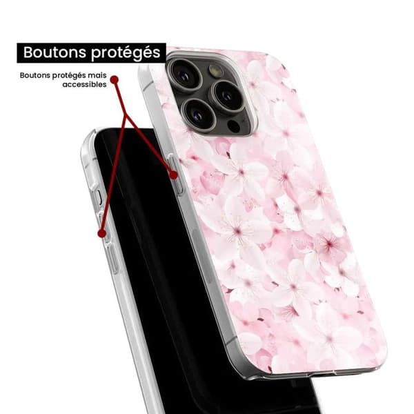 Silikonskal - Kompatibel med Xiaomi 14 - design sakura Transparent