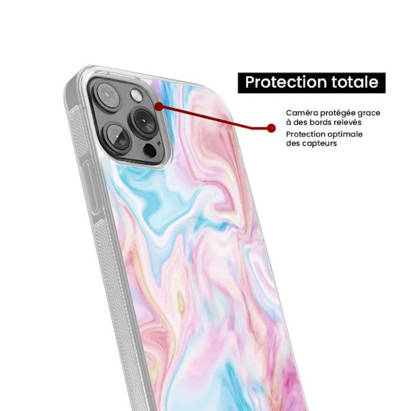 Siliconförstärkt skydd med tryck, kompatibel med Samsung Galaxy S22 Plus Soap Transparent