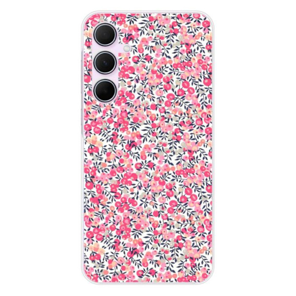 Silikonskal - Kompatibel med Samsung Galaxy A55 5G - design liberty wiltshire rose Transparent