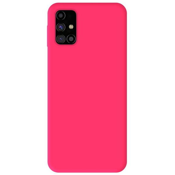 Rosa silikonskal - Kompatibel med Samsung Galaxy M31s blixt rosa