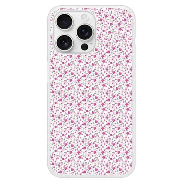 Förstärkt silikonfodral med tryck kompatibelt med Apple iPhone 16 Pro Max Liberty sauvage Transparent