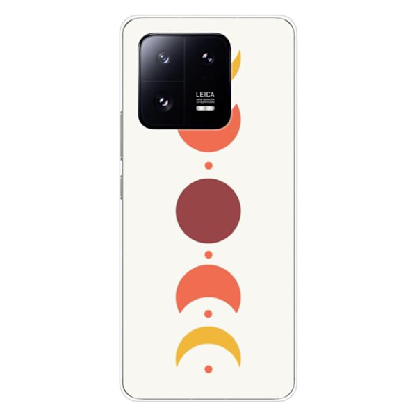 Siliconfodral - Kompatibel med Xiaomi 13 Pro - design eclipse Transparent