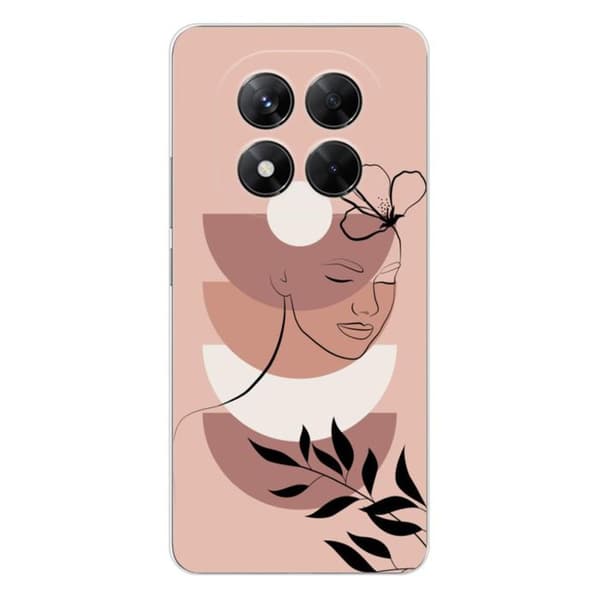 1001Coques - Silikonfodral kompatibelt med Xiaomi Redmi Note 14 Pro 4G - Bora Bora-mönster - Originaldesign tryckt i Frankrike Transparent