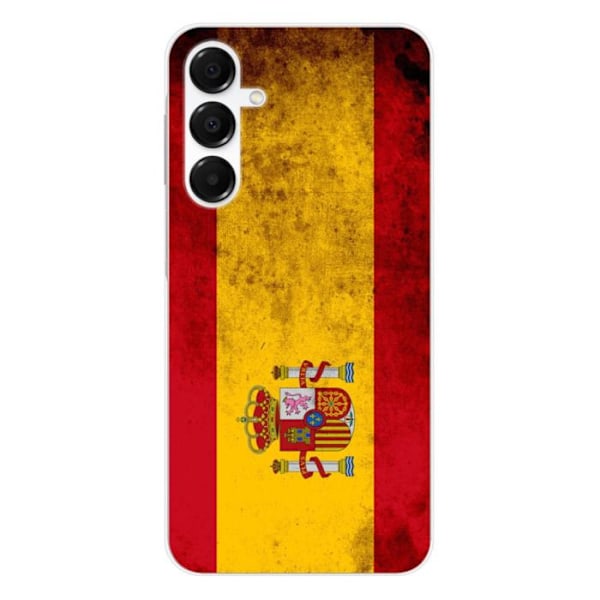 Siliconfodral med tryck - 1001 Fodral - Samsung Galaxy A36 5G - Spansk flagga - Mjuk - Transparent Transparent