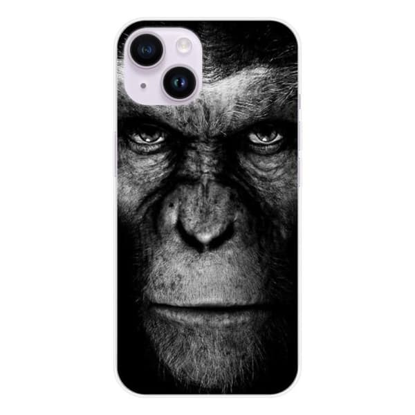 Siliconfodral - Kompatibel med Apple iPhone 14 - design ap Transparent