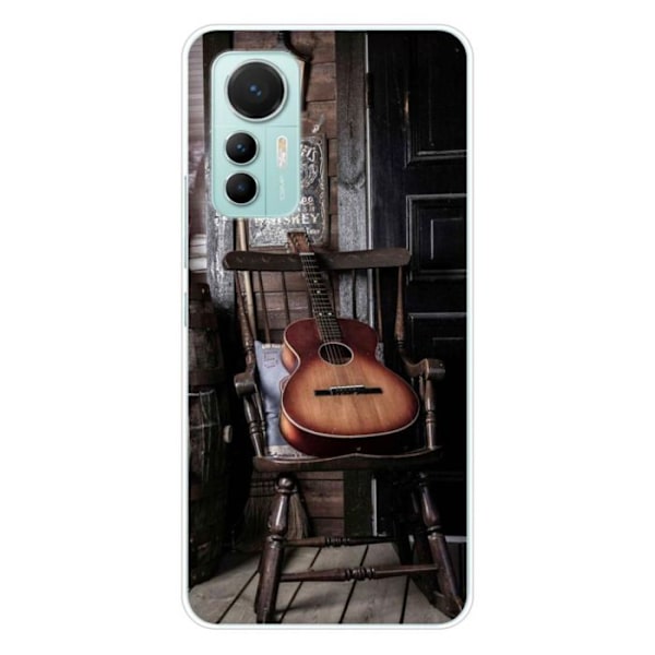 Siliconfodral - Kompatibel med Xiaomi Mi 12 Lite - gitardesign Transparent