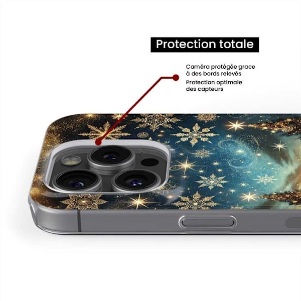 Siliconfodral tryckt - 1001 fodral - Samsung Galaxy A23 4G/5G - Julens magi - Transparent - Halvstyv Transparent