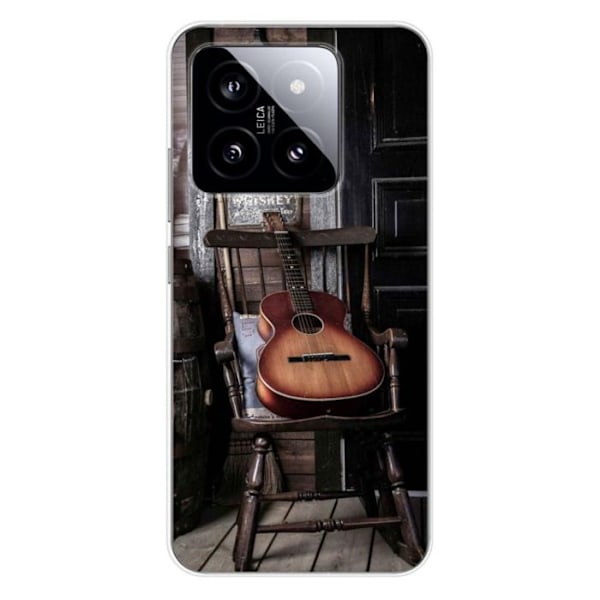 Siliconfodral - Kompatibel med Xiaomi 14 Pro - gitardesign Transparent