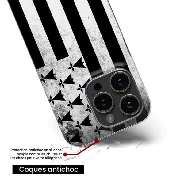 Siliconfodral - Kompatibel med Apple iPhone 14 - design med brittiskt flagga Transparent